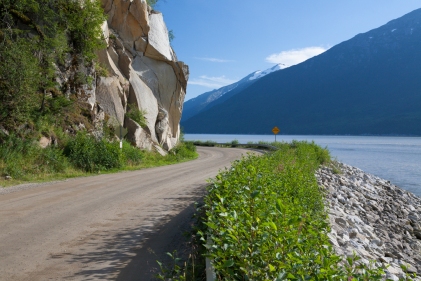 The road to Dyea - and the Chilkoot Trail Outpost