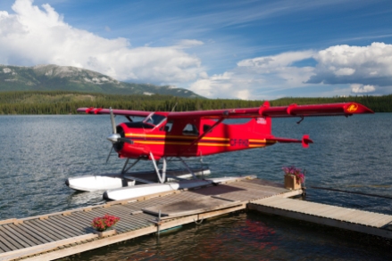 Floatplane base on Schwatka Lake