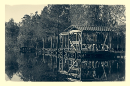 Private camp in the Maurepas Swamp